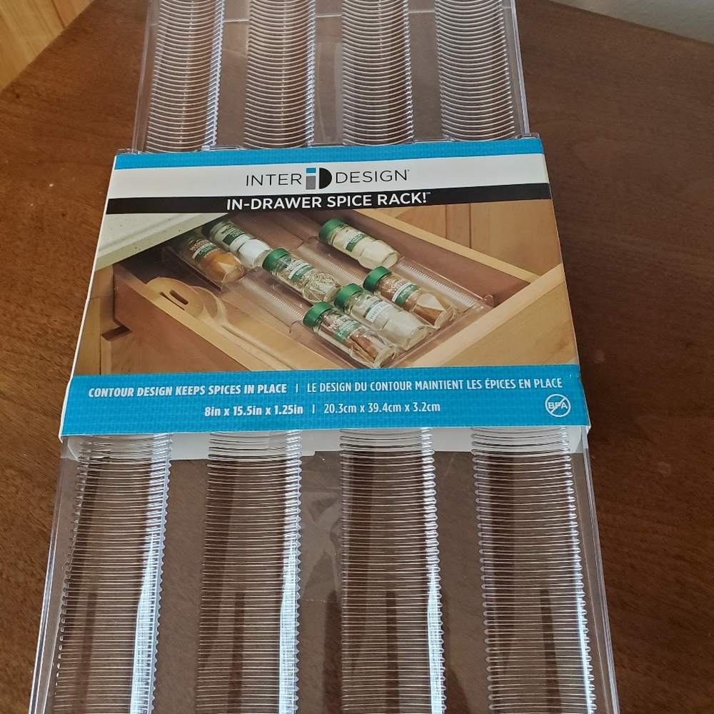 In Drawer Spice Rack by Inter Design